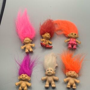 80’s 6ct Mini Trolls LOOSE